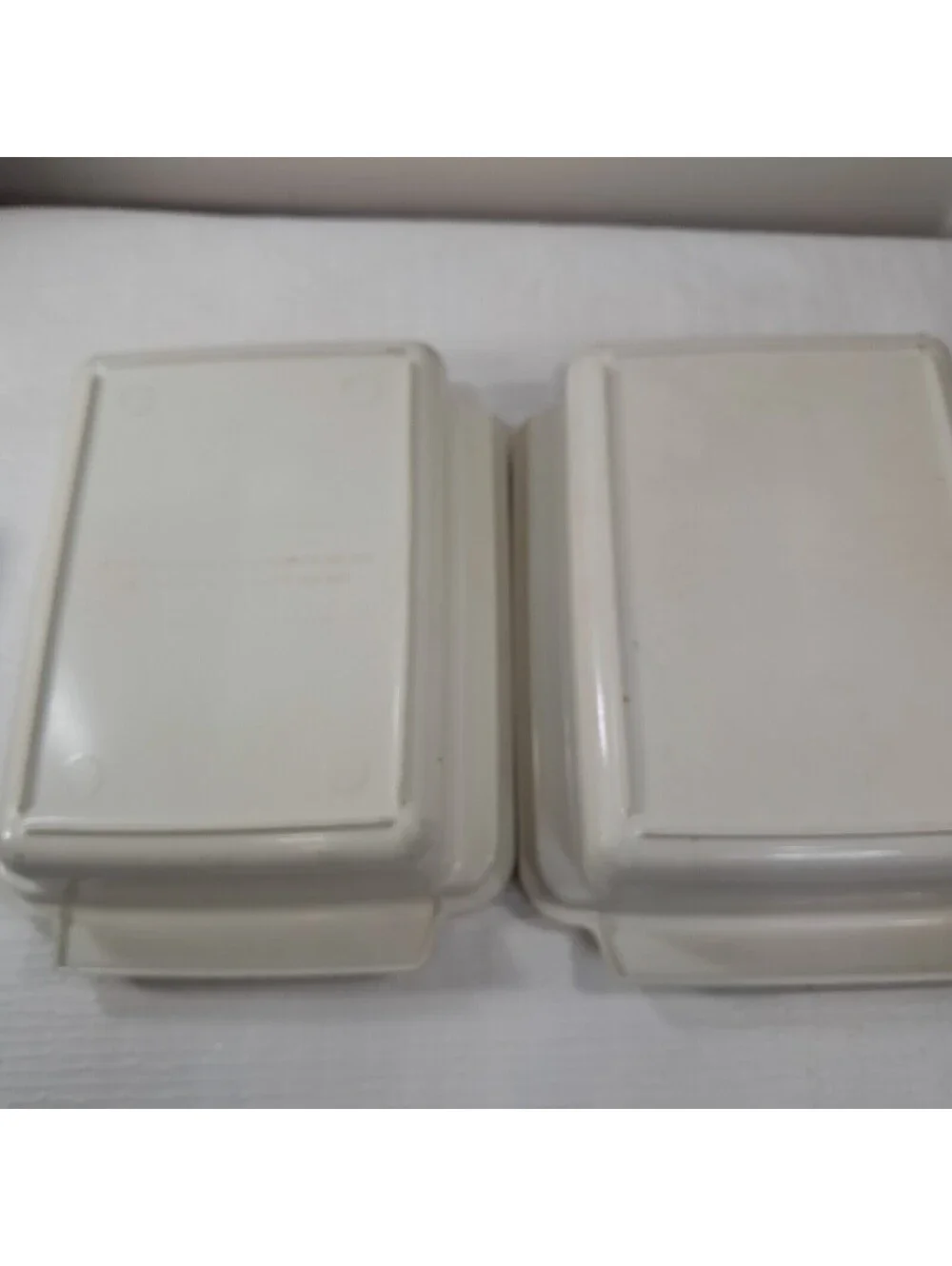 Vintage Litton Ware Conventional Oven Microwave Lidded Cookware set 2 w/ lids